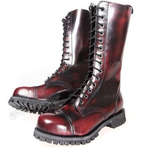 glany ALTERCORE bordo przecierane 14-dziurkowe (552 BORDO/MAROON/BURGUNDY RUB-OFF)