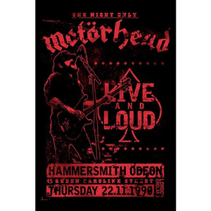 plakat MOTORHEAD - LIVE AND LOUD