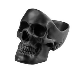 naczynie ozdobne SKULL TIDY BLACK
