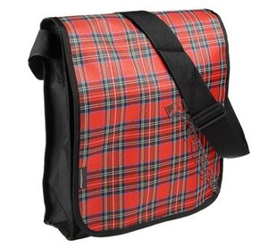 torba na ramię TARTAN CZERWONA