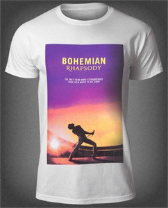 koszulka QUEEN - BOHEMIAN RHAPSODY white