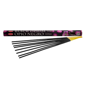 kadzidełka BLACK OPIUM, długie 8 szt