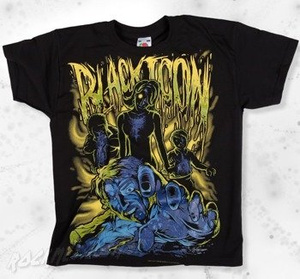 koszulka dla dzieci BLACK ICON - FAMILY DINNER czarna (JICON073BLC)