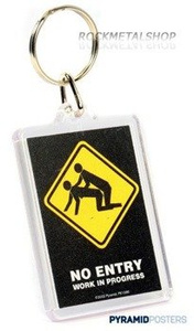brelok do kluczy NO ENTRY (PK1086)