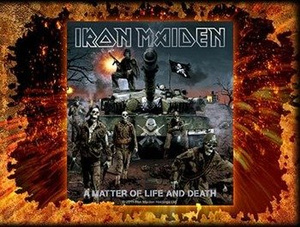 naklejka IRON MAIDEN - A MATTER OF LIFE AND DEATH