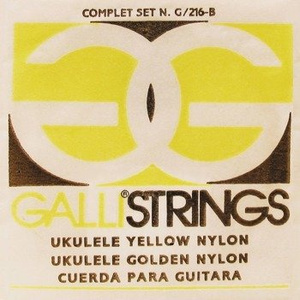 struny do ukulele sopranowego GALLI G-216-Y Yellow Nylon