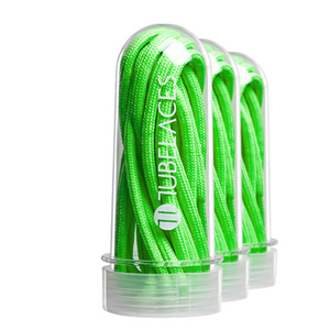 sznurowadła TUBELACES - NEON GREEN (150 cm)