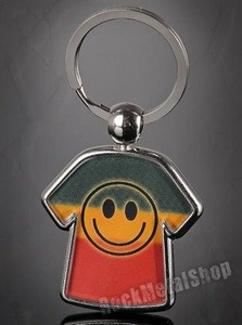 brelok RASTA SMILEY