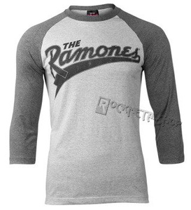 longsleeve RAMONES - BASEBALL LOGO, rękaw 3/4