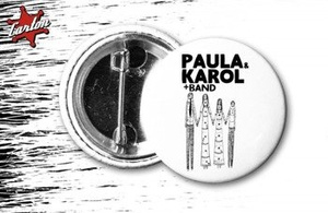 przypinka PAULA I KAROL + BAND