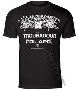 koszulka GUNS N' ROSES - TROUBADOUR FLYER
