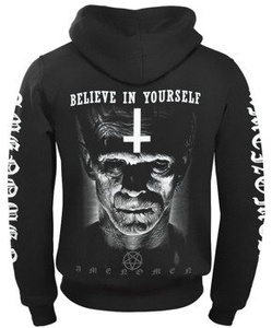 bluza AMENOMEN - FRANKENSTEIN rozpinana, z kapturem (OMEN088CR)