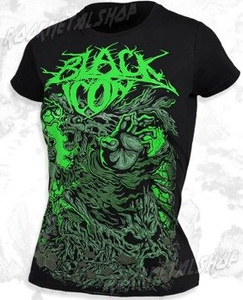 bluzka damska BLACK ICON - HUMAN TREE (DICON060 BLACK)