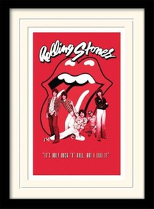 obraz w ramie ROLLING STONES - IT'S ONLY ROCK N'ROLL