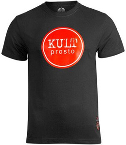 koszulka KULT - PROSTO CZARNA