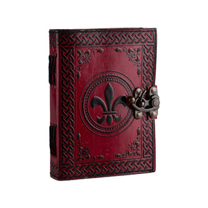 notes/zeszyt w skórzanej oprawie LILY