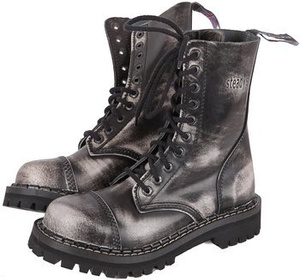 glany STEADY'S - 10 dziurek, białe przecierane (STE/10)