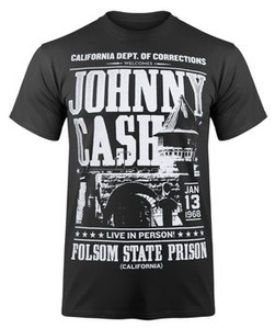 koszulka JOHNNY CASH - PRISON POSTER ekologiczna
