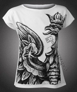 bluzka damska ORZEŁ RP biała