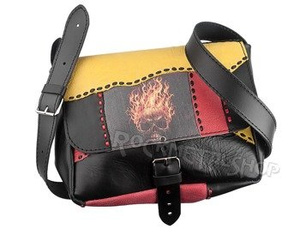 torba skórzana BURNING SKULL