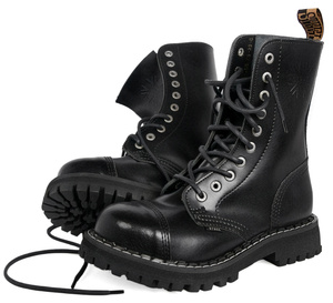 glany STEEL - BLACK (10 dziurek)