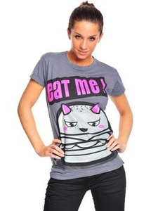 bluzka damska CUPCAKE CULT - EAT ME! szara