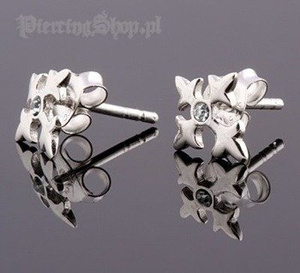 kolczyki do uszu KRZYŻ CR [STF-330]