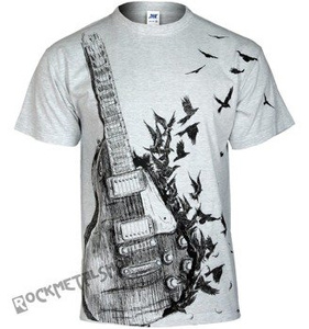 koszulka GIBSON CROWS szary melanż