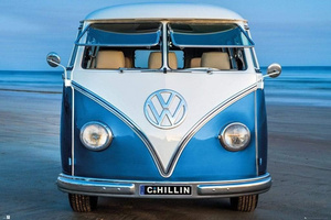 plakat VOLKSWAGEN - BRENDAN RAY BLUE KOMBI