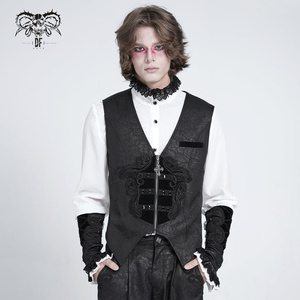 kamizelka DEVIL FASHION - BLACK GOTHIC VINTAGE