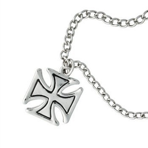 wisior + łańcuch KRZYŻ MALTAŃSKI