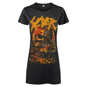 tunika SLAYER - WAR SKULL ciemnoszara