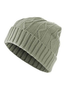 czapka zimowa MASTERDIS - CABLE FLAP grey