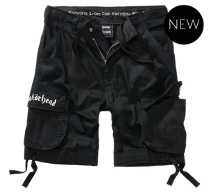 spodnie bojówki krótkie MOTORHEAD URBAN LEGEND - BLACK