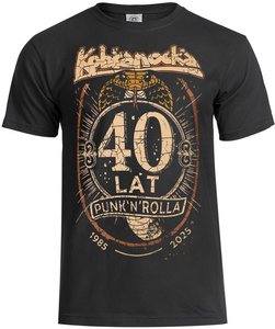 koszulka KOBRANOCKA - 40 LAT PUNK'N'ROLLA