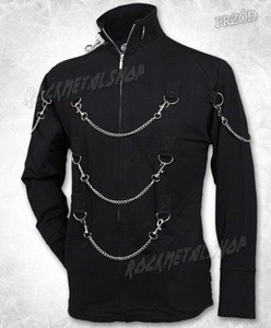 bluza GAME OVER, czarna ze stójką