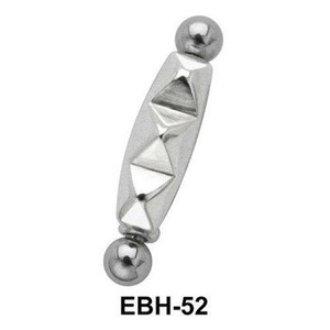 KOLCZYK PIERCING DO BRWI PYRAMID STUD 1,2mm dł. 12mm [EBH-52]