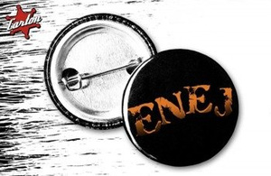 przypinka ENEJ - LOGO czarny