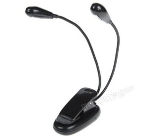 lampka GLEAM LED z klipsem - do czytania, do nut