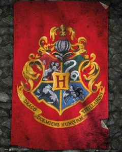 plakat HARRY POTTER - HOGWARTS FLAG