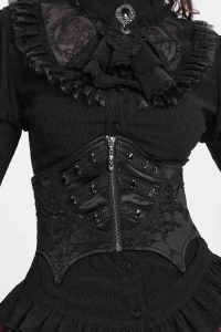 pasek DEVIL FASHION - BLACK GOTHIC RETRO