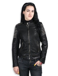 kurtka skórzana AC/DC - LOGO, damska