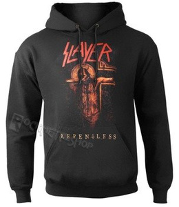 bluza SLAYER - REPENTLESS CRUCIFIX czarna, z kapturem