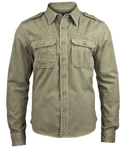 koszula VINTAGE SHIRT LONGSLEEVE olive