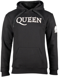 bluza QUEEN - LOGO & CREST, z kapturem