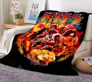 narzuta/koc KISS - ON FIRE