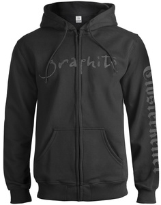 bluza CLOSTERKELLER - GRAPHITE ROSE, rozpinana z kapturem