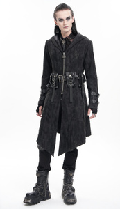 płaszcz męski DEVIL FASHION - BLACK GOTHIC PUNK