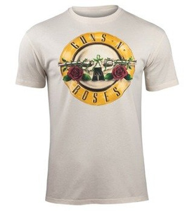 koszulka GUNS N' ROSES - LOGO kremowa