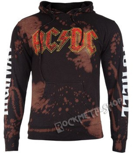 bluza AC/DC - HIGHWAY TO HELL, kangurka z kapturem barwiona